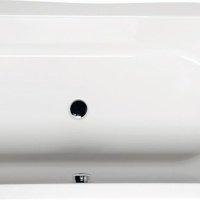 Акриловая ванна ALPEN Astra O 165 35611, гарантия 10 лет, овальная форма, объём 255 литров, цвет - euro white (европейский белый)