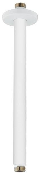 GROHE Ondus 28497 LS0 Потолочный душевой кронштейн (цвет белая луна). Производитель Германия “GROHE”. 
длина 292 мм
резьбовое соединение 1/2"
GROHE StarLight® хромированная поверхность