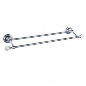 Полотенцедержатель двойной 60 см TWCR012cr-sw Crystal Tiffany World