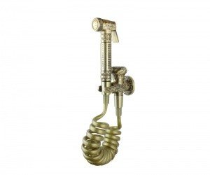 Bronze de Luxe Royal 10235/1 Гигиенический душ - комплект с запорным вентилем (бронза)