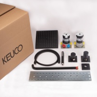 Keuco Ixmo 59602370002 Душевая система - комплект с термостатическим смесителем (чёрный матовый)
