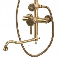 Bronze de Luxe WINDSOR 10120DDF Душевая система в комплекте со смесителем (Бронза)