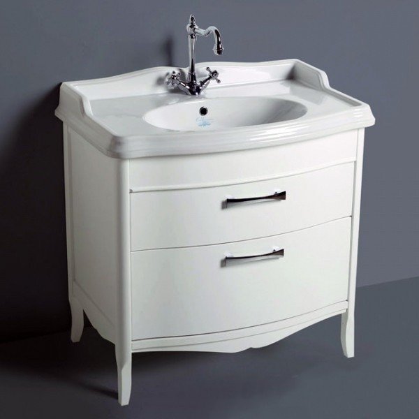 SIMAS Arcade ARM2bi/cr Подстолье для раковины (белый-хром), в интернет ...