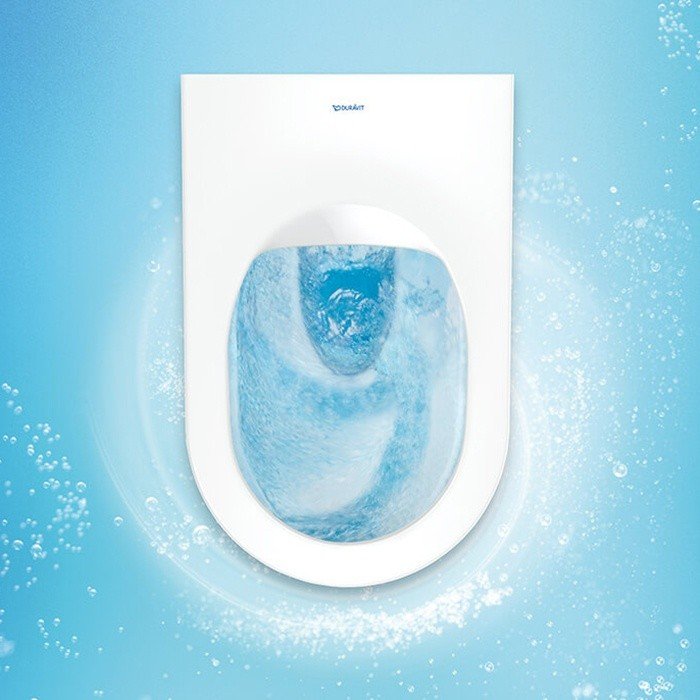 Duravit D-Neo 45870900A1 Укороченный подвесной унитаз в комплекте с ...