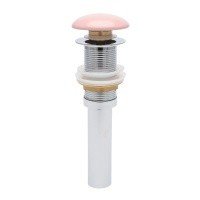 AQUAme AQM7002-0MP Донный клапан | сливной гарнитур - для раковины без перелива (розовый матовый)