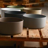Ceramica CIELO Shui Comfort MILAT BA - Раковина накладная Ø 25 см Basalto (Базальт)