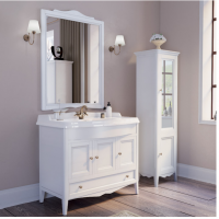 Комплект мебели для ванной на 105 см VER4105-B+AR874bi*1+VER1183-B Veronica Tiffany World