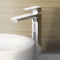 KLUDI Ameo 412960575 - Высокий смеситель для раковины (хром)