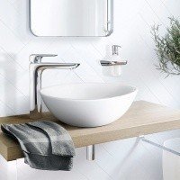 KLUDI Ameo 412960575 - Высокий смеситель для раковины (хром)