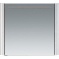 AM.PM Sensation M30MCR0801WG Зеркальный шкаф с подсветкой 800*700 мм (белый глянцевый)