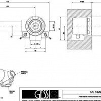 Механизм смесителя для раковины скрытого монтажа Gessi 13297