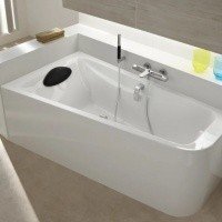 Jacob Delafon Odeon Up E6065RU-00 Акриловая ассиметричная ванна 160*90 см, левая (белый)
