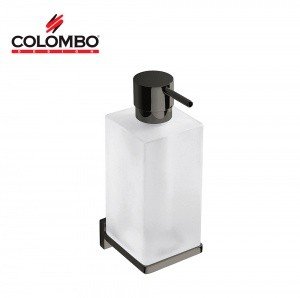 Colombo Design LOOK B9316.GL - Дозатор для жидкого мыла 310 мл | настенный (графит полированный)