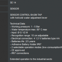 Remer Sensor SE14 Электронный смеситель для раковины (хром)