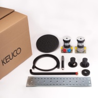 Keuco Ixmo 59603370001 Душевая система - комплект со смесителем (чёрный матовый)