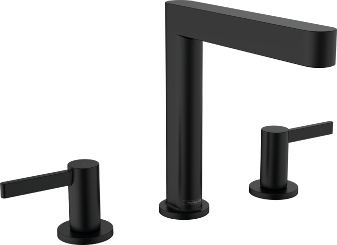 Hansgrohe Finoris 76034670 Смеситель для раковины (черный матовый)