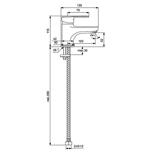 Vidima Logik BA275AA Смеситель для раковины (хром), купить в интернет ...