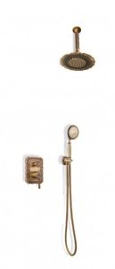 Bronze de Luxe WINDSOR 10138/1DF Встраиваемая душевая система в комплекте со смесителем (Бронза)