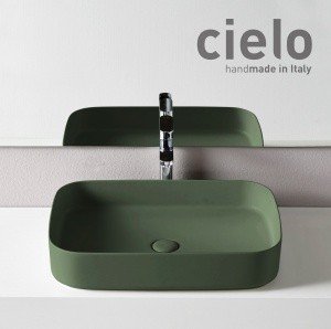 Ceramica CIELO Shui Comfort SHCOLAR60AG - Раковина накладная на столешницу 60*40 см (Agave)