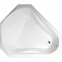 Акриловая ванна ALPEN Samora 163 75111, гарантия 10 лет, неправильная форма, объём 330 литров, цвет - euro white (европейский белый)