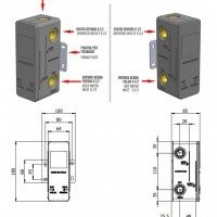 Remer Minimal NT93KBNO Термостатический смеситель для ванны - внешняя часть (чёрный матовый)