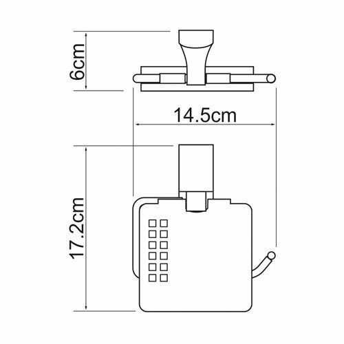 WasserKRAFT Leine K-5025 Держатель для туалетной бумаги (хром), купить ...