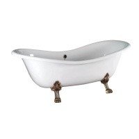 Акриловая ванна ALPEN Charleston 188 38132, гарантия 10 лет, неправильная форма, объём 210 литров, цвет - euro white (европейский белый)