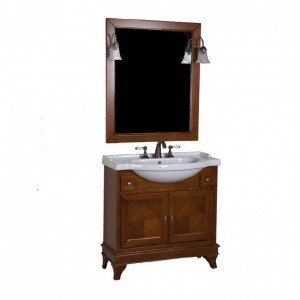 Il Tempo Del Комплект мебели для ванной комнаты на 90 см (цвет Noce Dorato, орех)