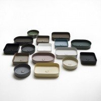 Ceramica CIELO Shui Comfort SHCOLAR60CM - Раковина накладная на столешницу 60*40 см (Cemento)