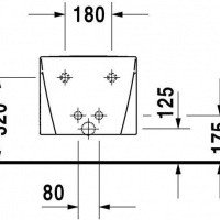 Биде подвесное Duravit Starck 2 22711500001 jika мебель ванная