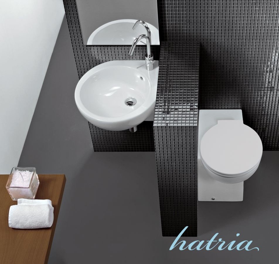 Hatria YOU&ME YXZ601 - Унитаз напольный | угловой (белый глянцевый), в ...