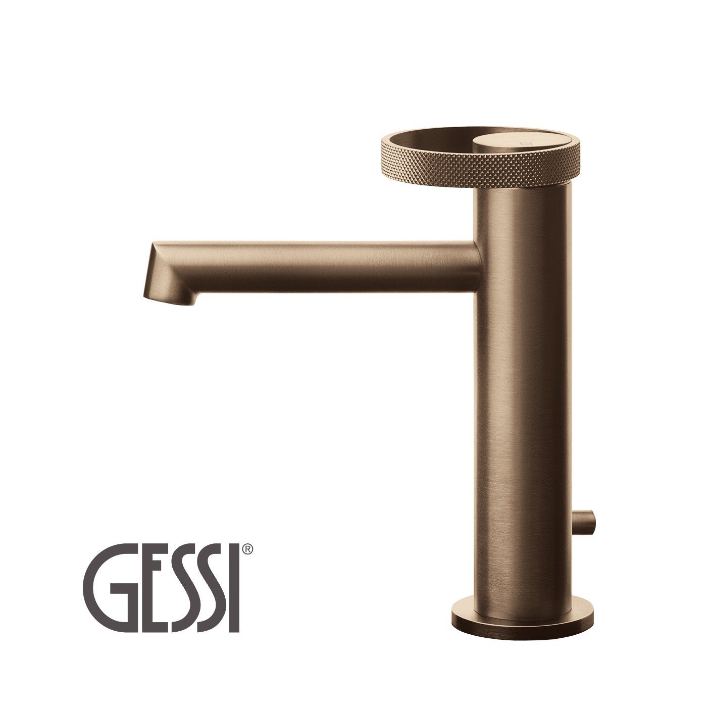 GESSI Anello 63301 726 Смеситель для раковины Warm Bronze Brushed