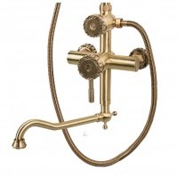 Bronze de Luxe WINDSOR 10120DR Душевая система в комплекте со смесителем (Бронза)