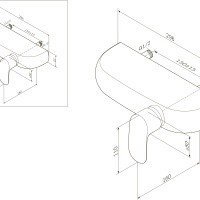 AM.PM Sensation F3020000 Смеситель для душа (хром)