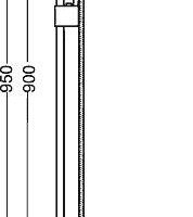Hansaclear lux 0456 0340 78 Душевой гарнитур Комплект настенных стоек 900 мм (хром, стекло), 900 мм, диаметр 18 мм, душевая стойка прозрачное акриловое стекло, душевой шланг Silverjet 1750 мм, душевая лейка Hansaclear lux, хромированный вид, антиизвестков