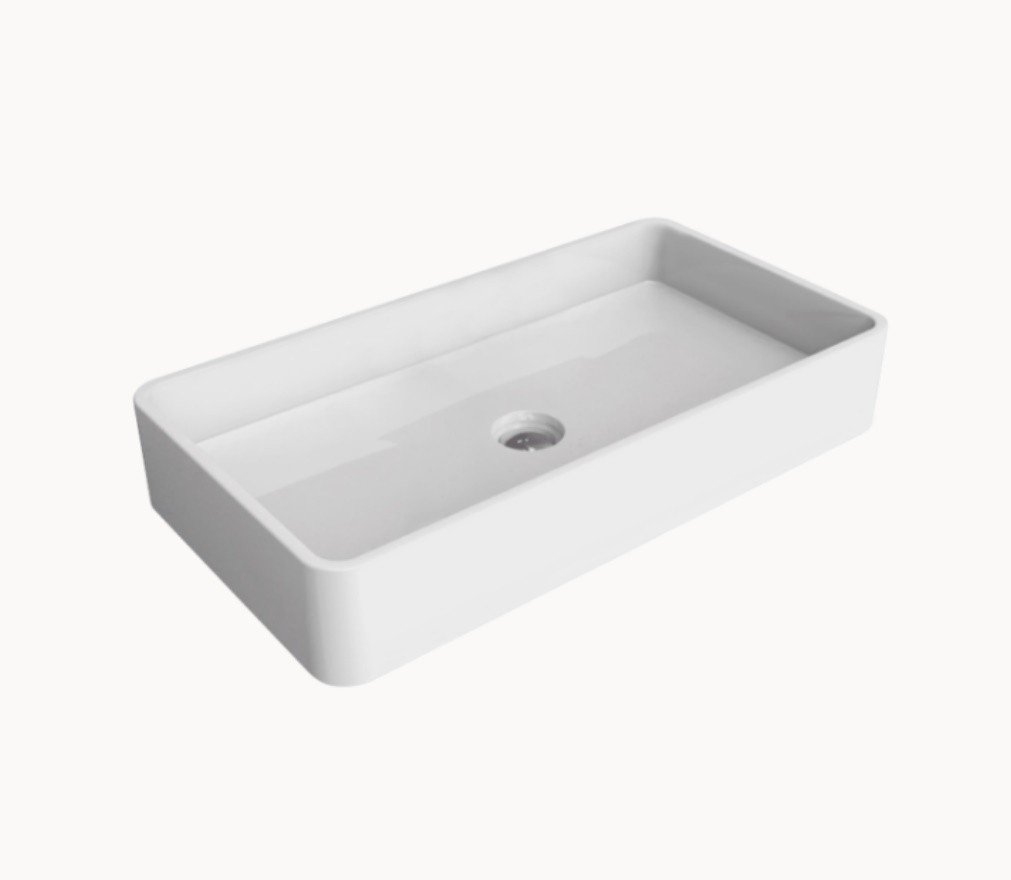 Flaminia Mini MWL75 Раковина накладная 75*40 см (белый), купить в ...