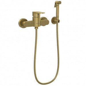 Bennberg 170H12 BRONZE Гигиенический душ настенный со смесителем (цвет бронза)