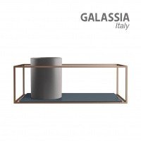 Galassia CORE 7305GM- Раковина накладная на столешницу Ø 37 см (цвет: серый матовый)