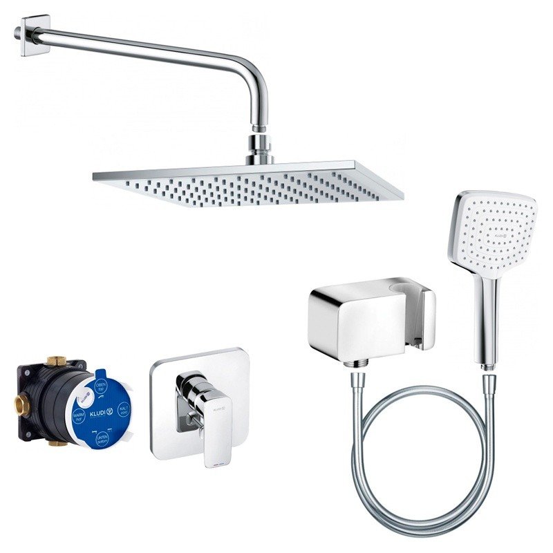 Монтаж набора для душа. Kludi 406300575. Kludi 386310576. Душевая система 7 в 1 Kludi Pure&Style 406300575. Клуди 406300575