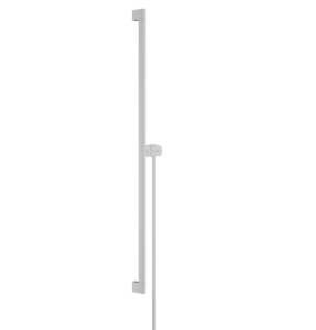 Hansgrohe Unica 24405700 Душевая штанга 95 см | комплект со шлангом 160 см (белый матовый)