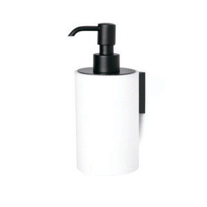 Bertocci Trecento 125 4828 0800 Дозатор для жидкого мыла подвесной (белый матовый | черный матовый)