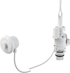 AlcaPlast MPO10 Кнопка для смыва унитаза на расстоянии – ручное управление (белый)