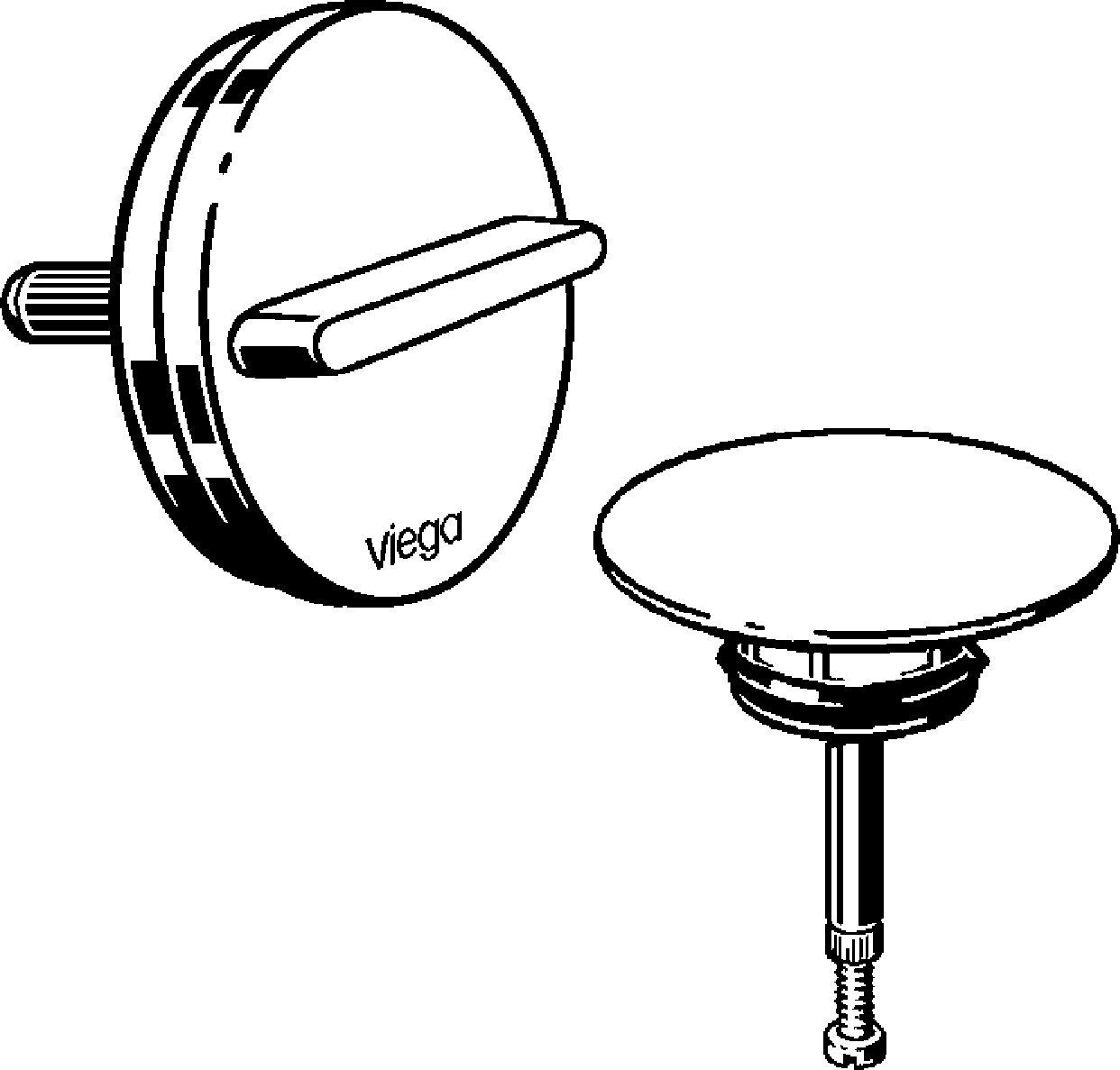 Viega Multiplex Visign M3 6154.0 арт. 735913 Комплект накладок на слив ...
