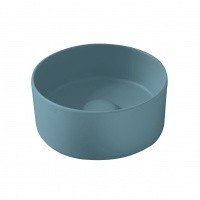 Ceramica CIELO Shui Comfort MILAT PL - Раковина накладная Ø 25 см Polvere (Бледно-голубой)