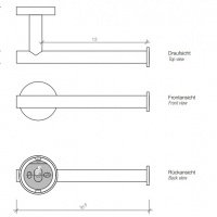 Decor Walther Basic TPH1 0530000 Держатель туалетной бумаги
