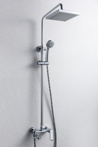 Bravat Opal F6125183CP-A-RUS Душевая колонна со смесителем для ванны (Хром)
