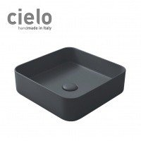 Ceramica CIELO Shui Comfort SHCOLAQ40 CM - Раковина накладная на столешницу 40 * 40 см (Cemento)