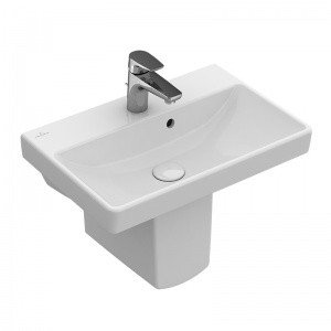Villeroy Boch Avento 4A0055RW Раковина для ванной на 55 см (цвет белый камень, stone white ceramicplus)