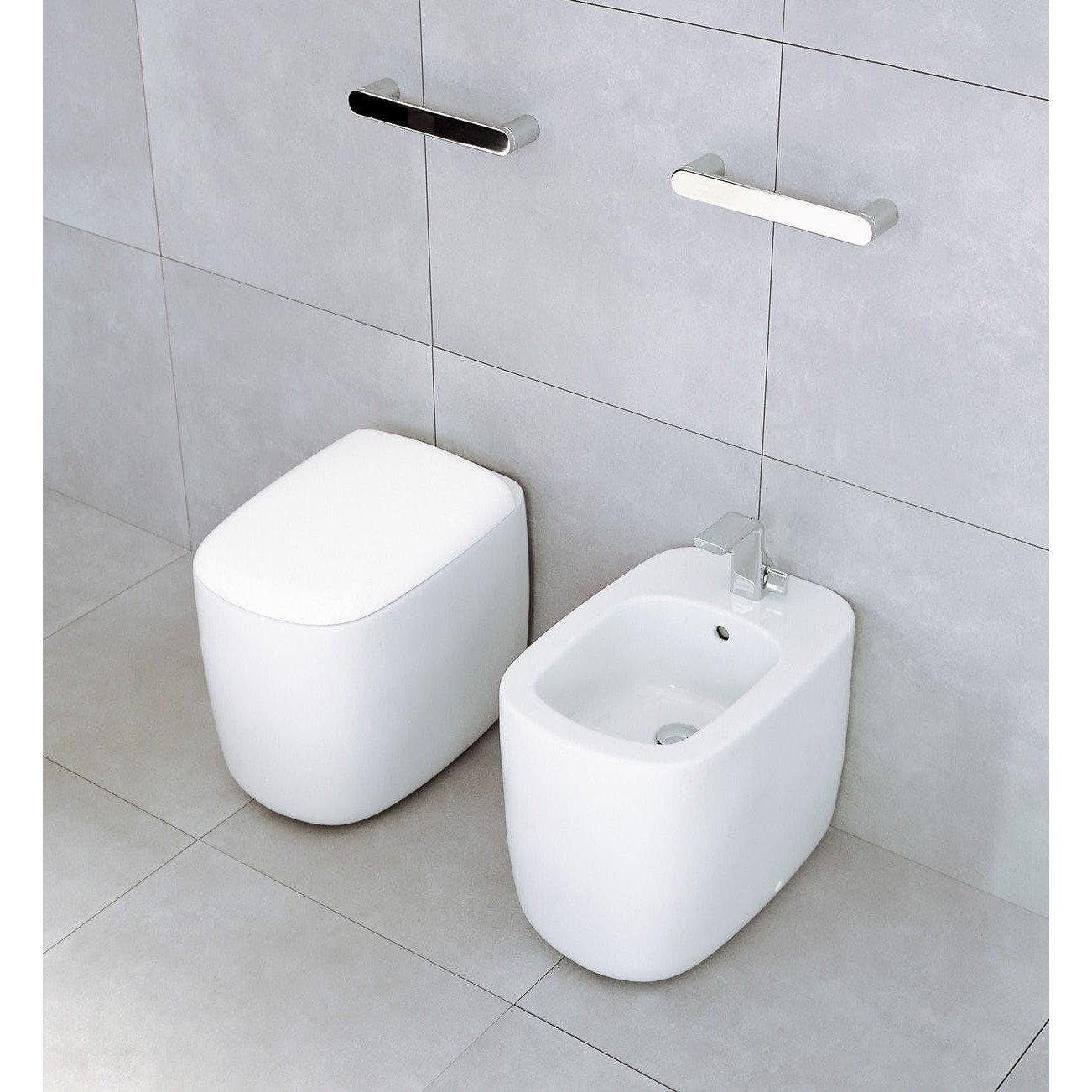 Flaminia Mono MN117 Унитаз приставной напольный (белый), купить в ...