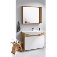 AQWELLA Basic BAS0210DZ Зеркало для ванной комнаты 100*80 см (дуб золотой)